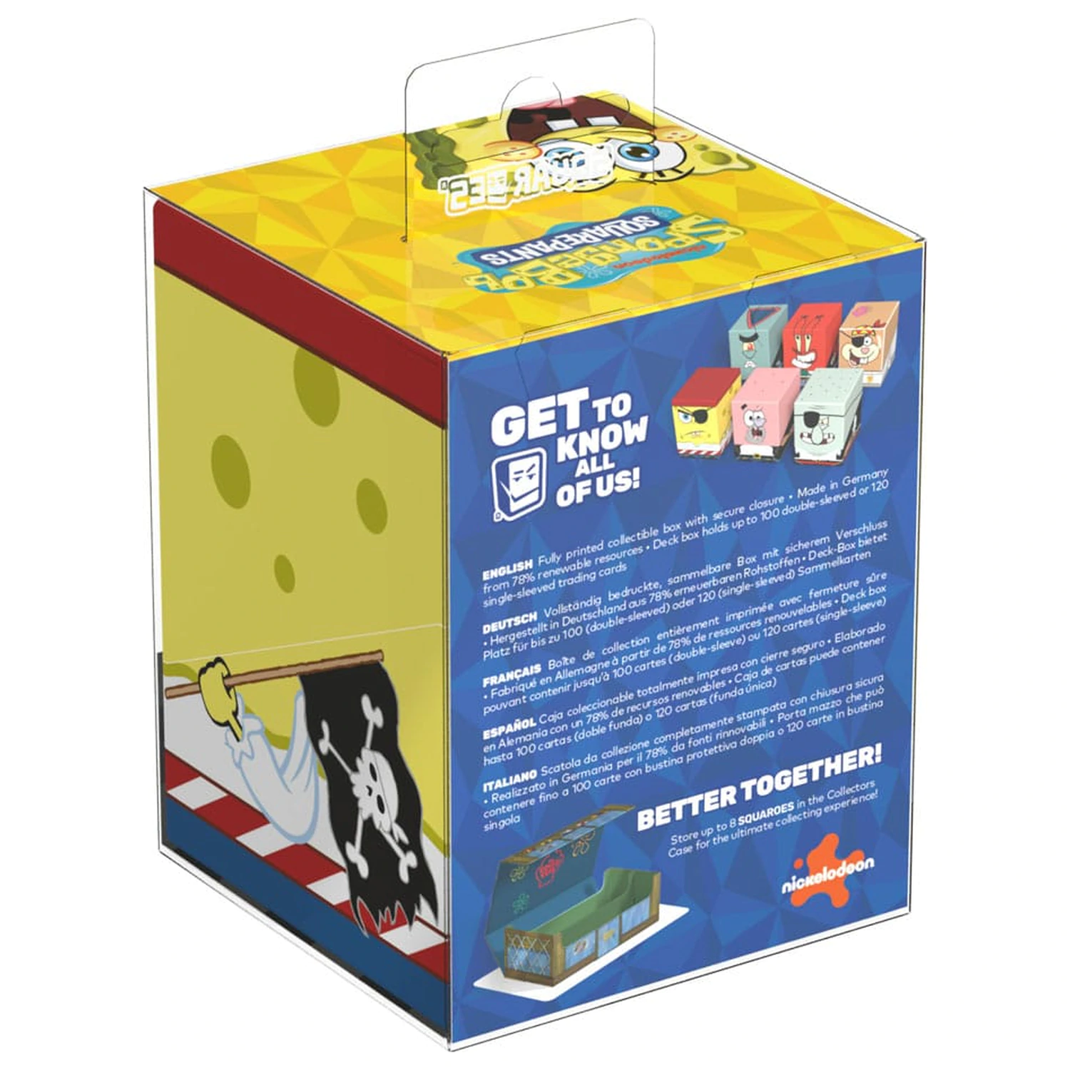 Squaroes Squaroe Schwamm SpongeBob SquarePants™ SB015 - Pirat Spongebob Produktfoto