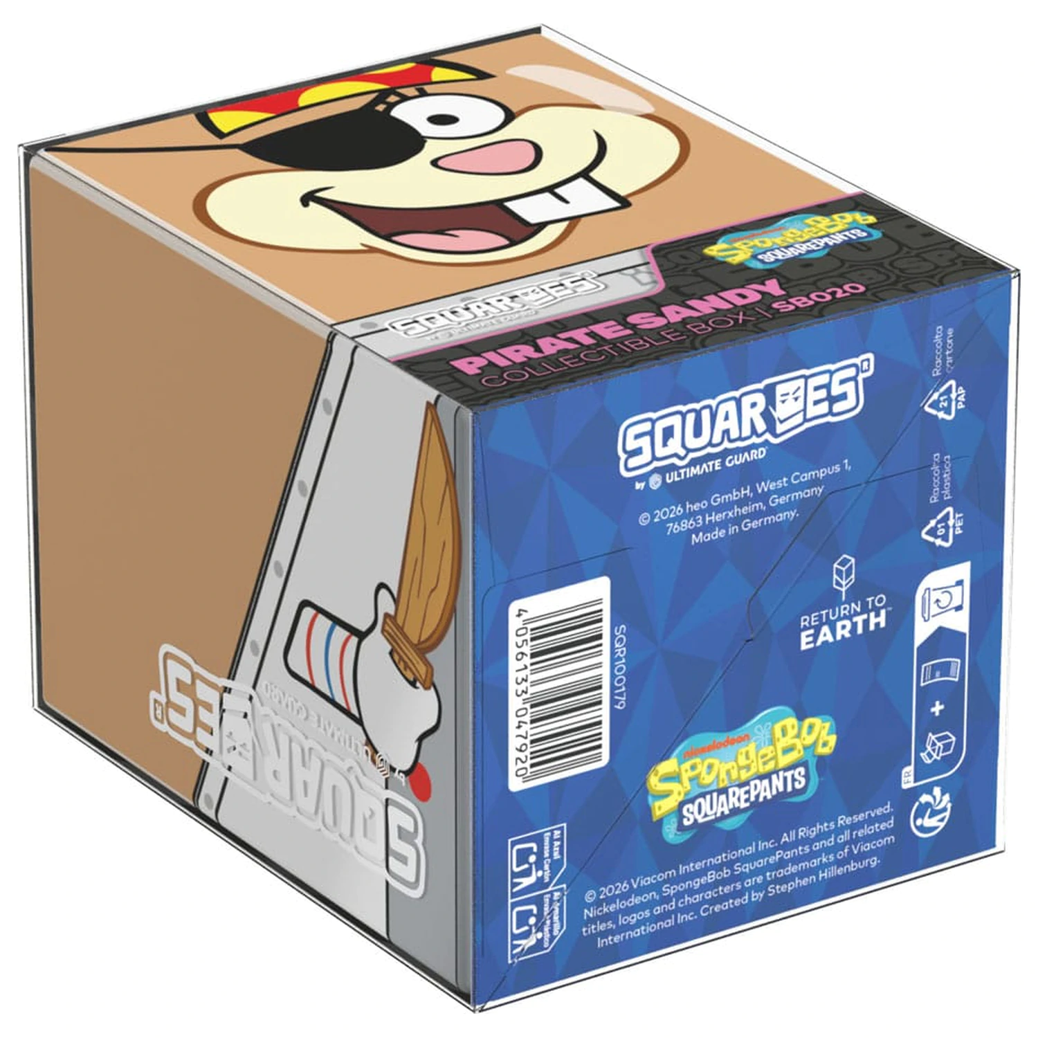 Squaroes Squaroe Schwamm SpongeBob SquarePants™ SB020 - Pirate Sandy Produktfoto
