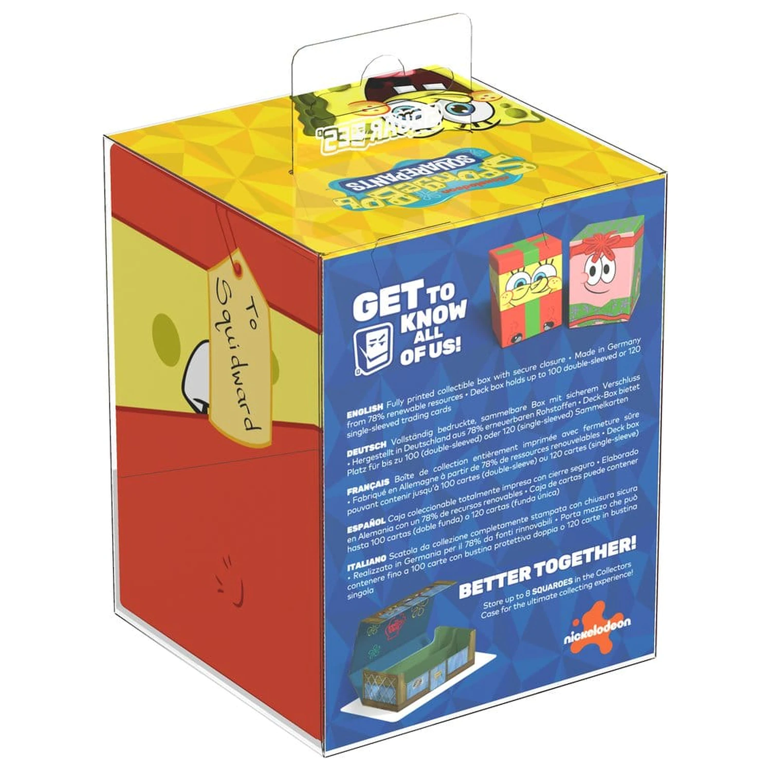 Squaroes Squaroe Schwamm SpongeBob SquarePants™ SB021 - Holiday SpongeBob Produktfoto