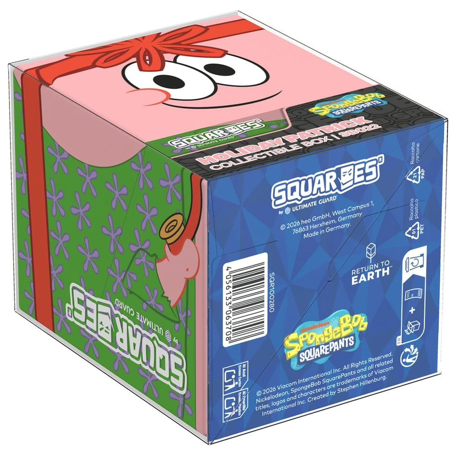 Squaroes Squaroe Schwamm SpongeBob SquarePants™ SB022 - Holiday Patrick Produktfoto