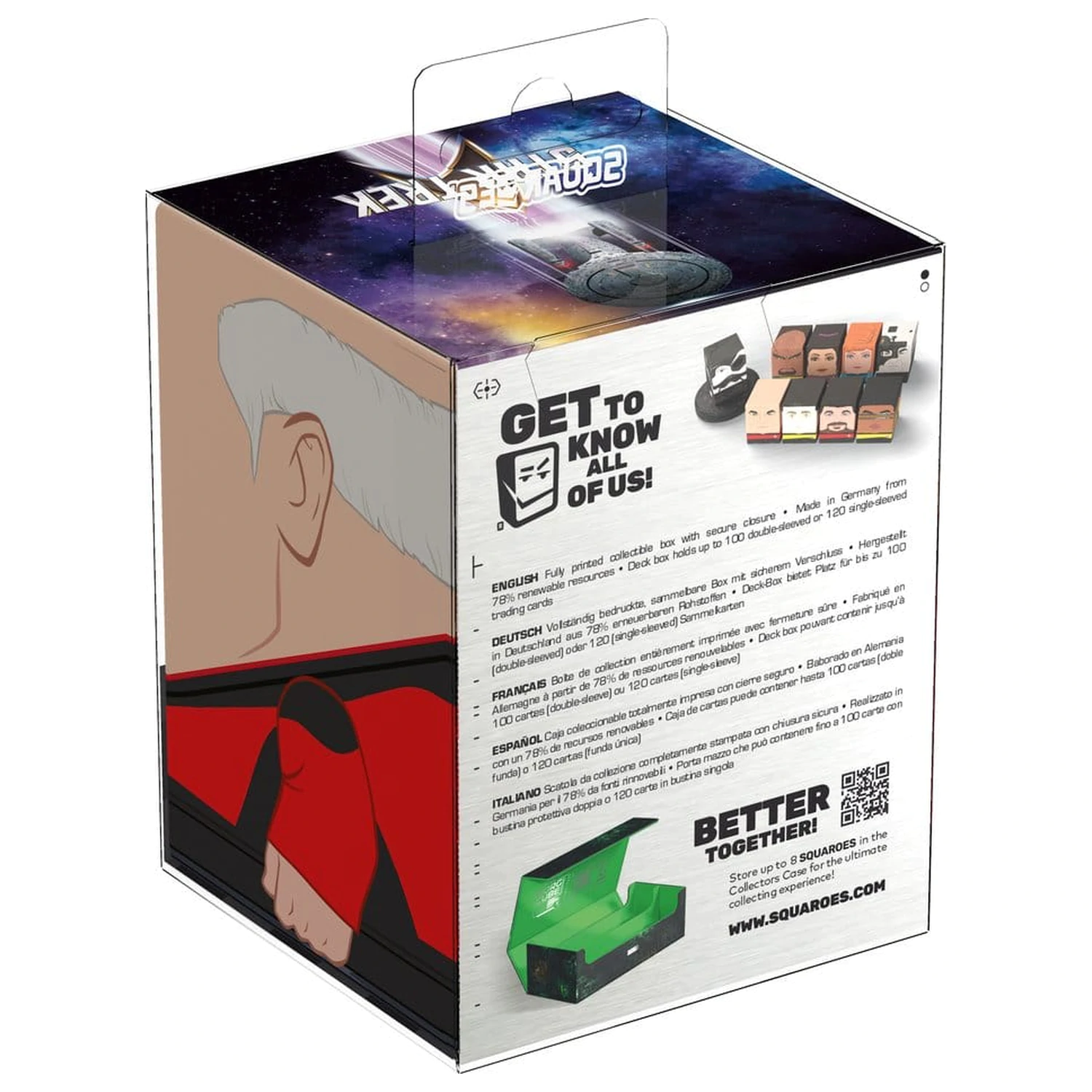 Squaroes Squaroe Star Trek: The Next Generation ST019 - Captain Picard Produktfoto