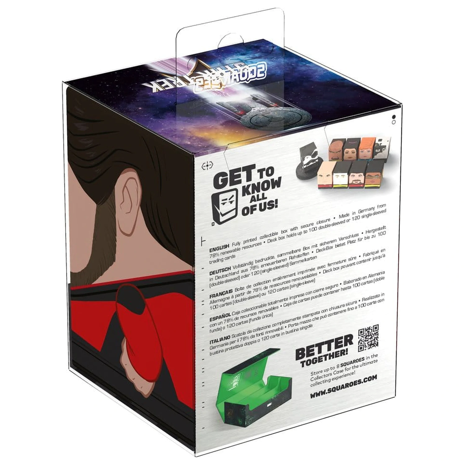 Squaroes Squaroe Star Trek: The Next Generation ST021 - William Riker Produktfoto