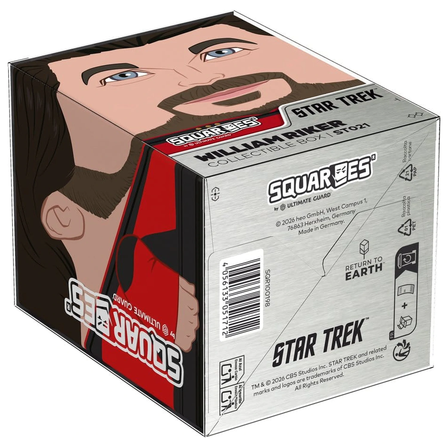 Squaroes Squaroe Star Trek: The Next Generation ST021 - William Riker Produktfoto
