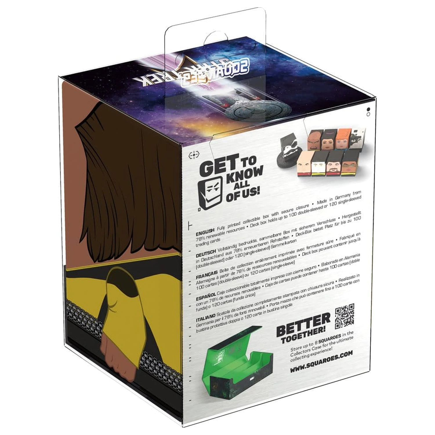 Squaroes Squaroe Star Trek: The Next Generation ST023 - Worf Produktfoto