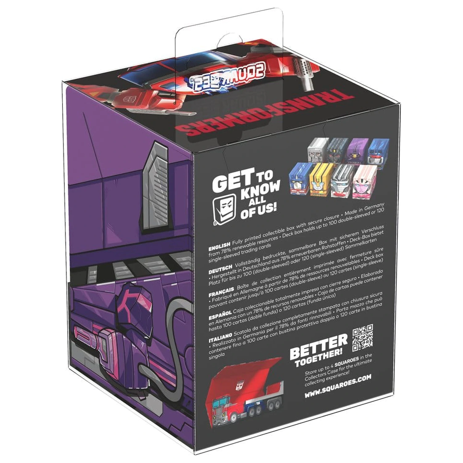 Squaroes Squaroe Transformers TR007 - Shockwave Produktfoto