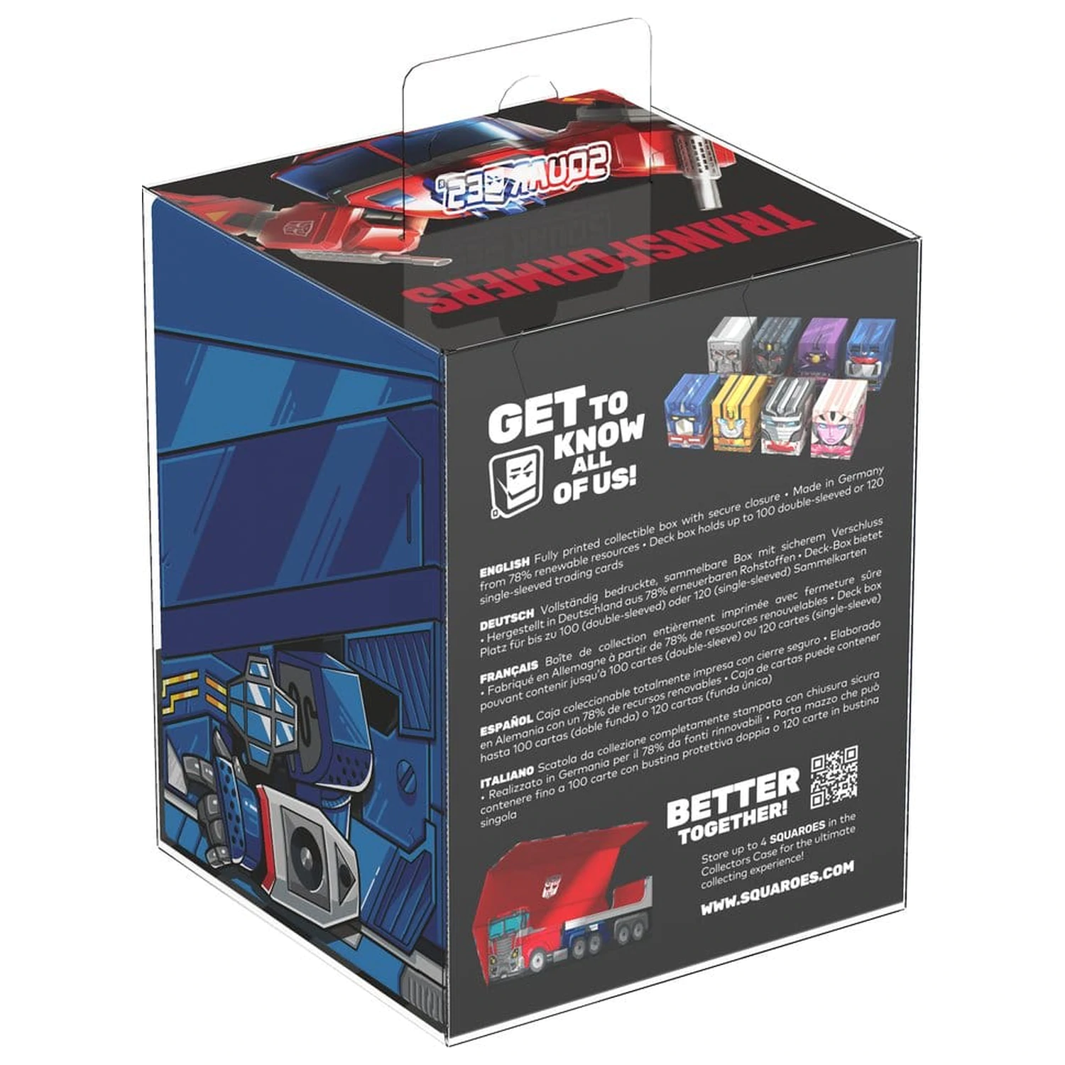 Squaroes Squaroe Transformers TR008 - Soundwave Produktfoto