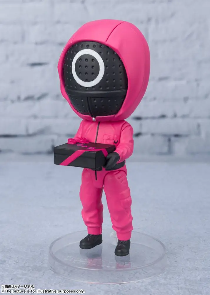 Squid Game Figuarts mini Actionfigur Masked Worker 9 cm termékfotó