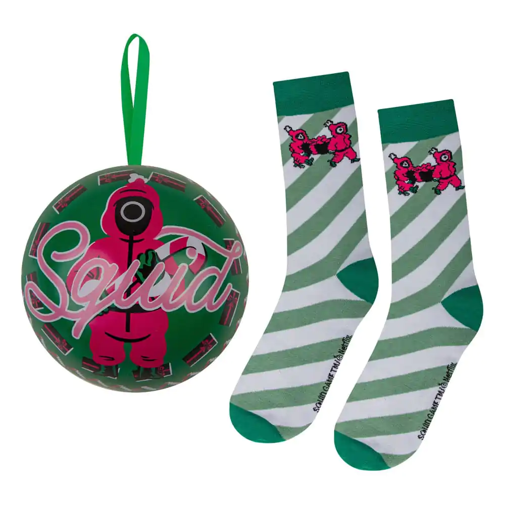 Squid Game Christbaumschmuck mit Anti-Rutsch Socken 35-45 termékfotó