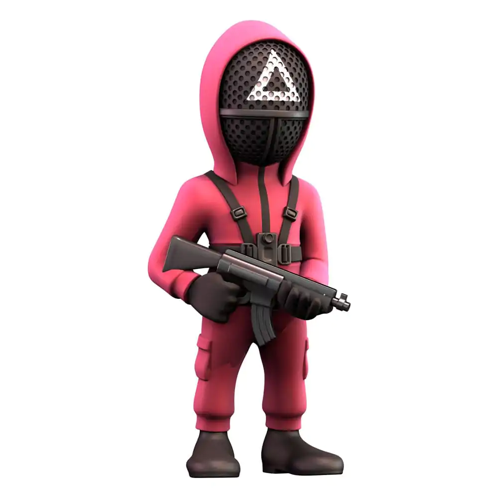 Squid Game Minix Figur Maskierter Dreieck Wache 12 cm Produktfoto