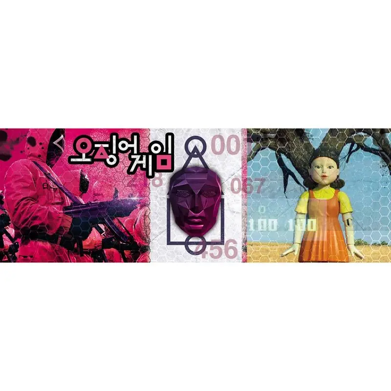 Squid Game panorama puzzle 1000St Produktfoto