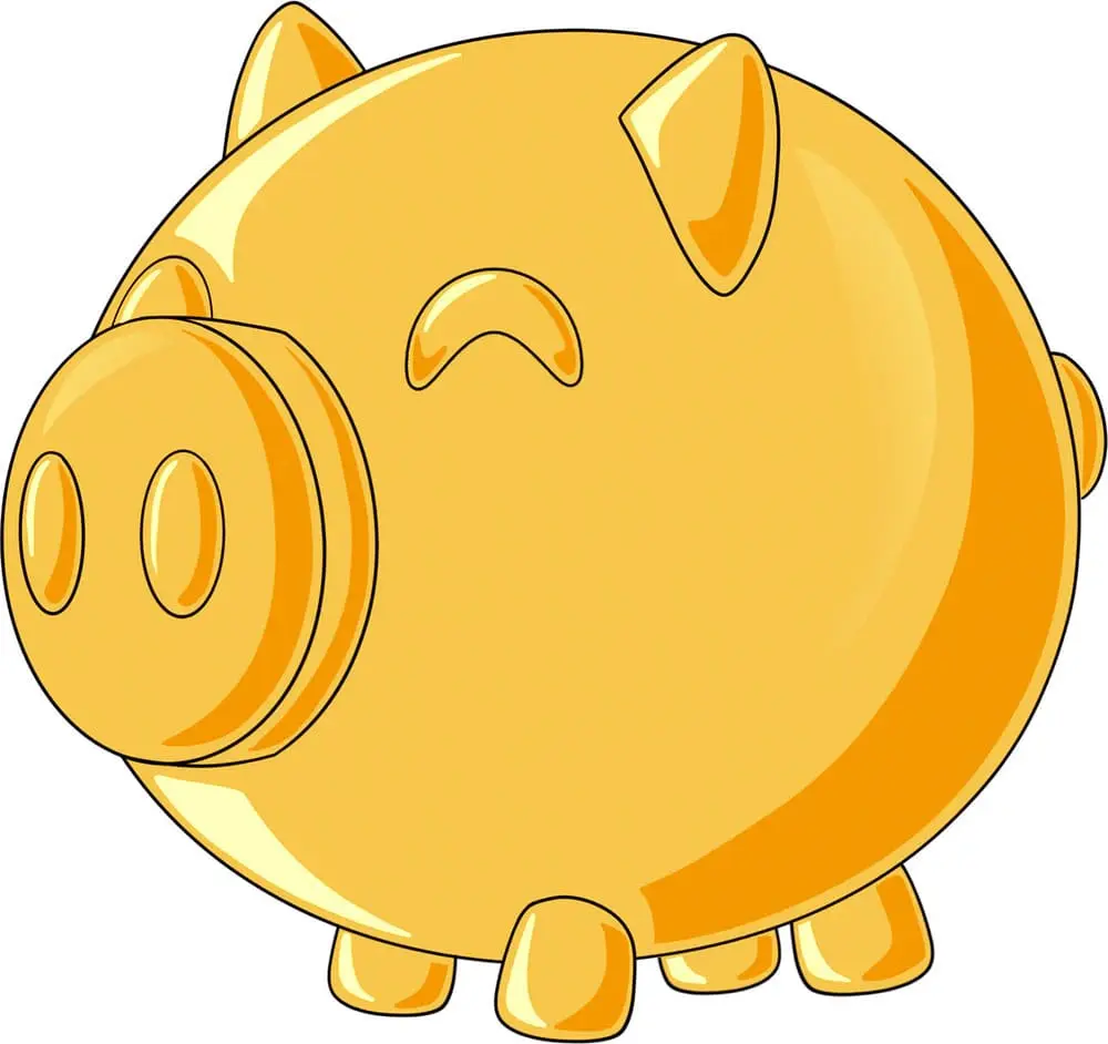 Squid Game Plüschfigur Piggy Bank 22 cm Produktfoto