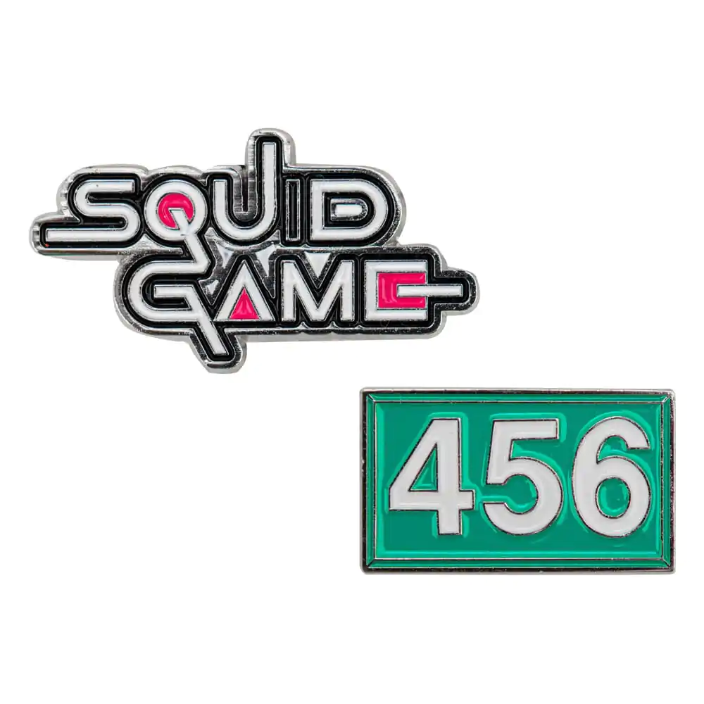 Squid Game Ansteck-Pins 2er-Pack  Squid Game & Player 456 Produktfoto