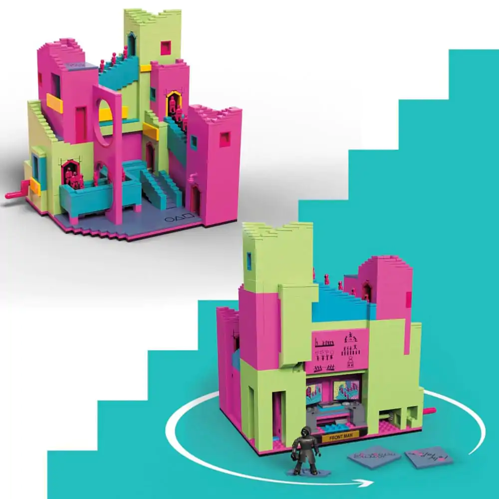 Squid Game MEGA Konstruktionsset Squid Game Staircase Produktfoto