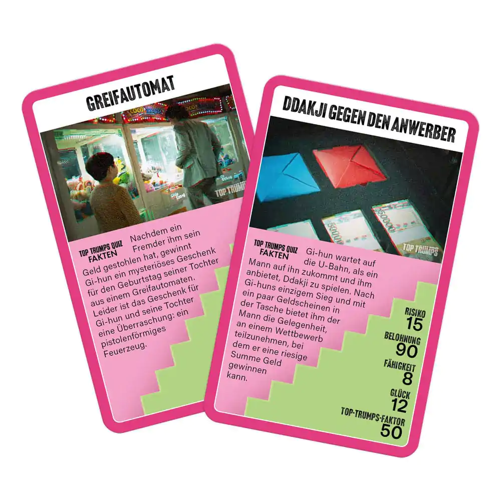 Squid Game Card Game Top Trumps Collectables Deutsche Version Produktfoto