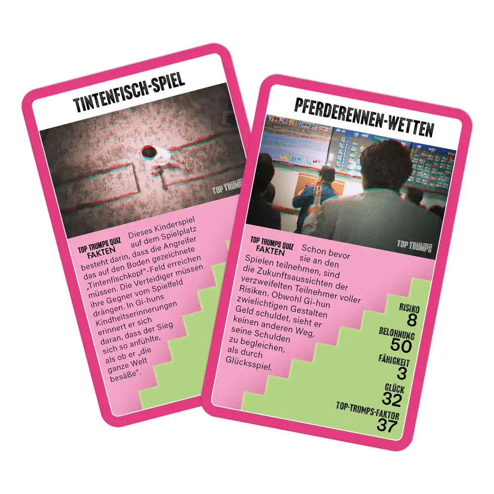 Squid Game Card Game Top Trumps Collectables Deutsche Version Produktfoto