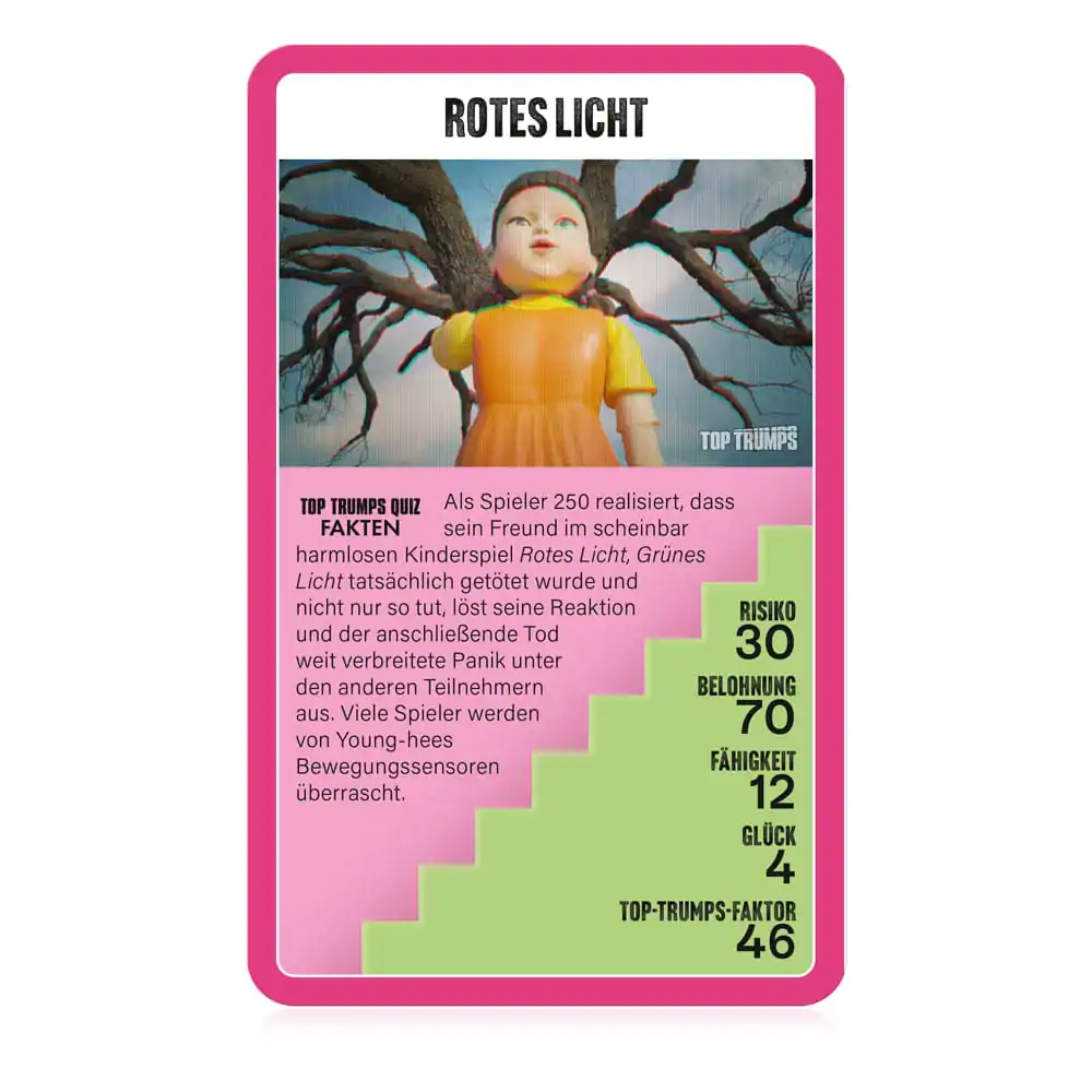 Squid Game Card Game Top Trumps Collectables Deutsche Version Produktfoto