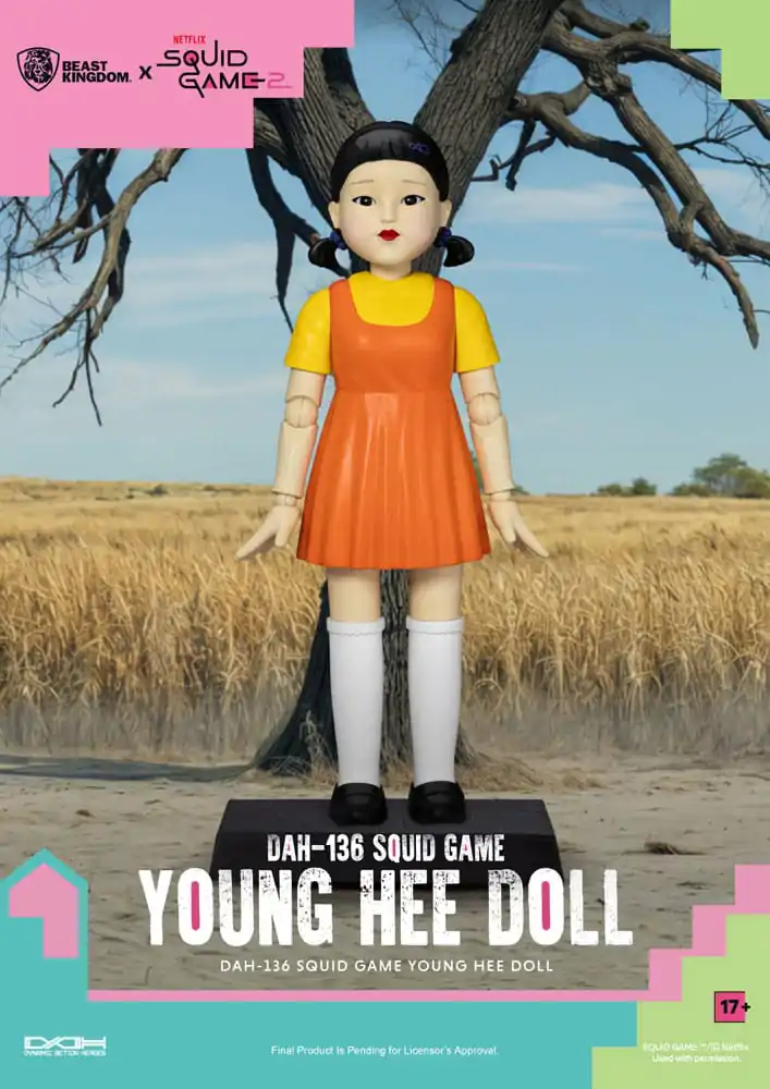 Squid Game Actionfigur mit Sound Young Hee Doll 30 cm Produktfoto