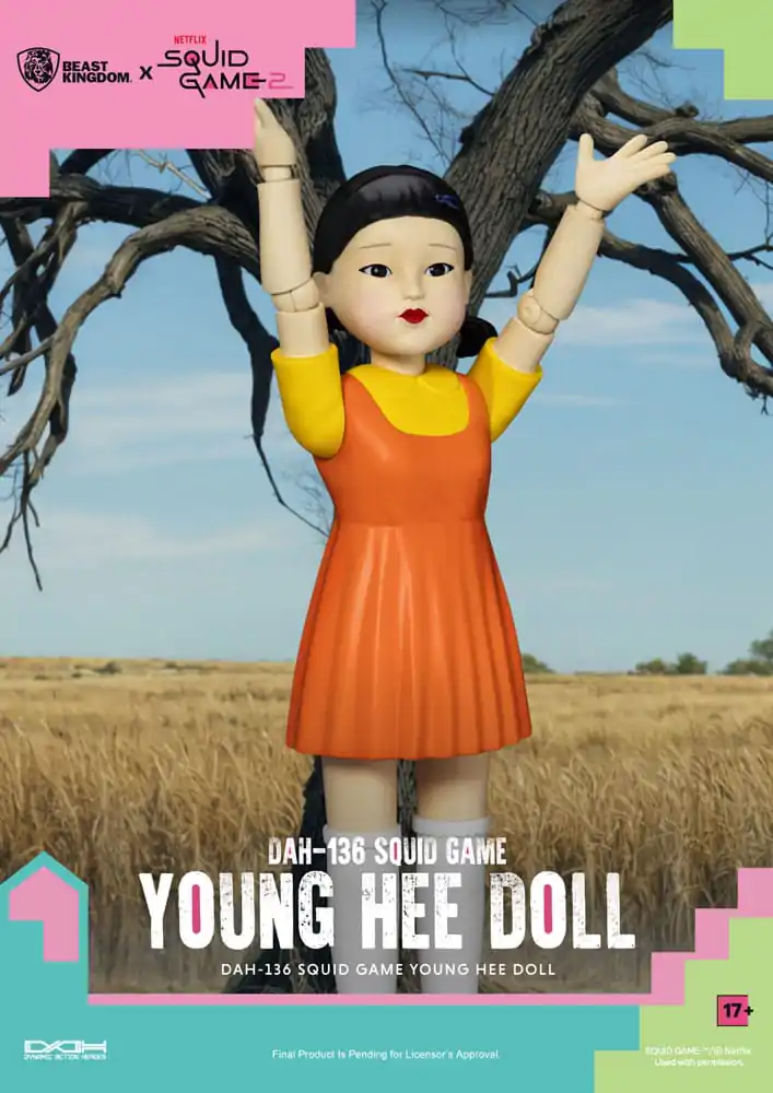 Squid Game Actionfigur mit Sound Young Hee Doll 30 cm Produktfoto