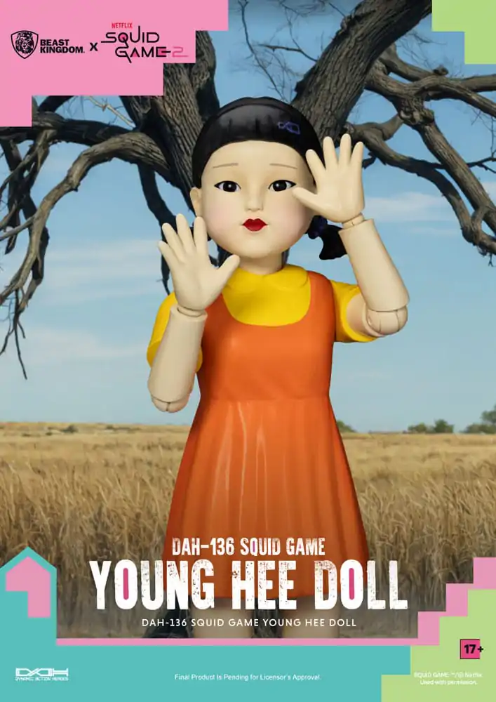 Squid Game Actionfigur mit Sound Young Hee Doll 30 cm Produktfoto