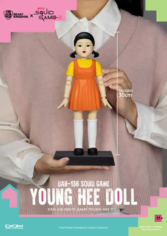 Squid Game Actionfigur mit Sound Young Hee Doll 30 cm Produktfoto