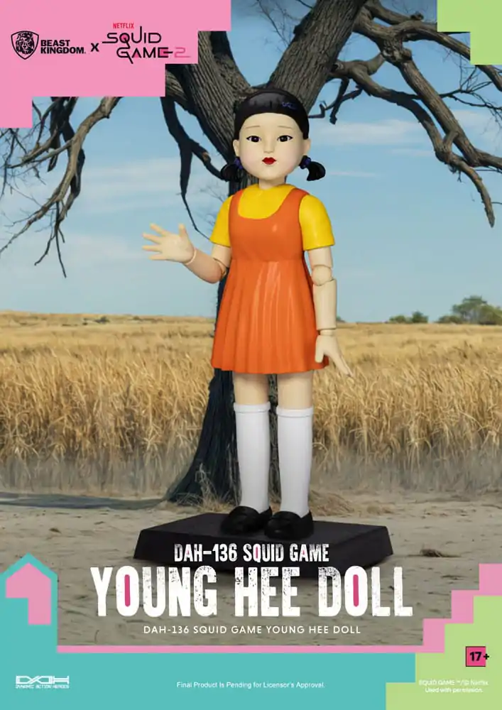 Squid Game Actionfigur mit Sound Young Hee Doll 30 cm Produktfoto