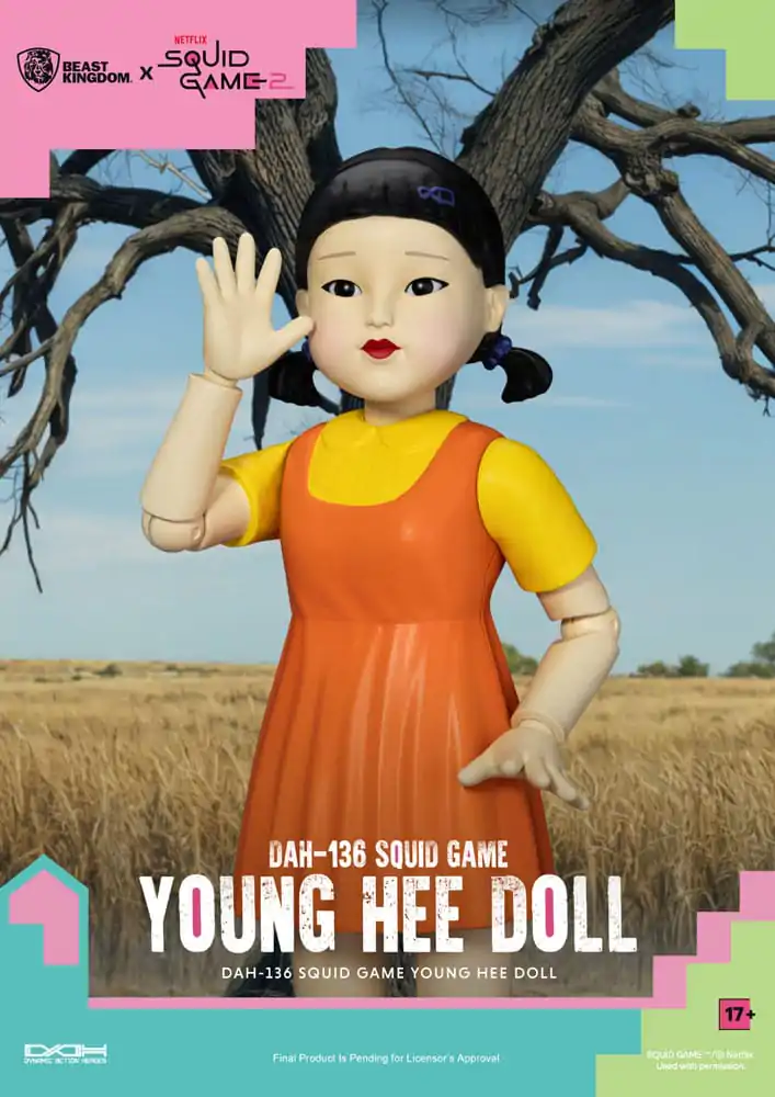 Squid Game Actionfigur mit Sound Young Hee Doll 30 cm Produktfoto