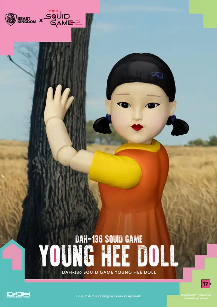 Squid Game Actionfigur mit Sound Young Hee Doll 30 cm Produktfoto