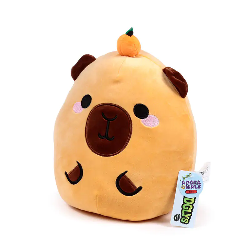 Squidglys Capybara Duke Plüsch Kissen Produktfoto