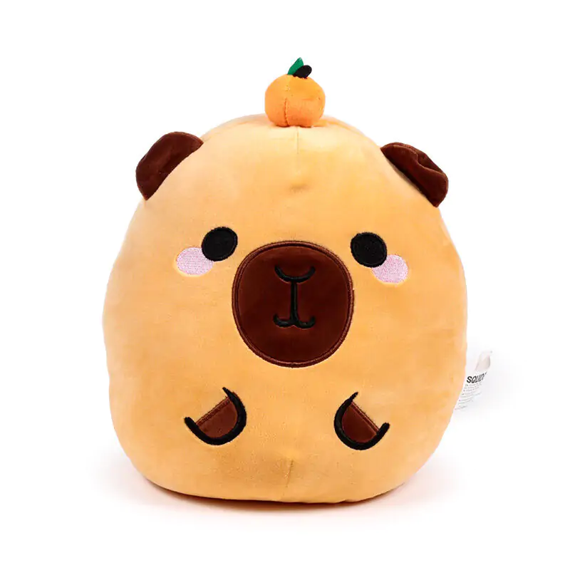 Squidglys Capybara Duke Plüsch Kissen Produktfoto