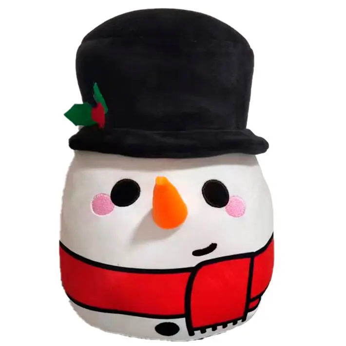 Squidglys Snowman Plüschkissen Produktfoto