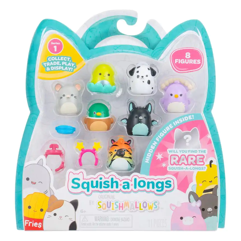 Squishmallow Squish a longs Minifiguren 8er-Pack Style 4 3 cm Produktfoto