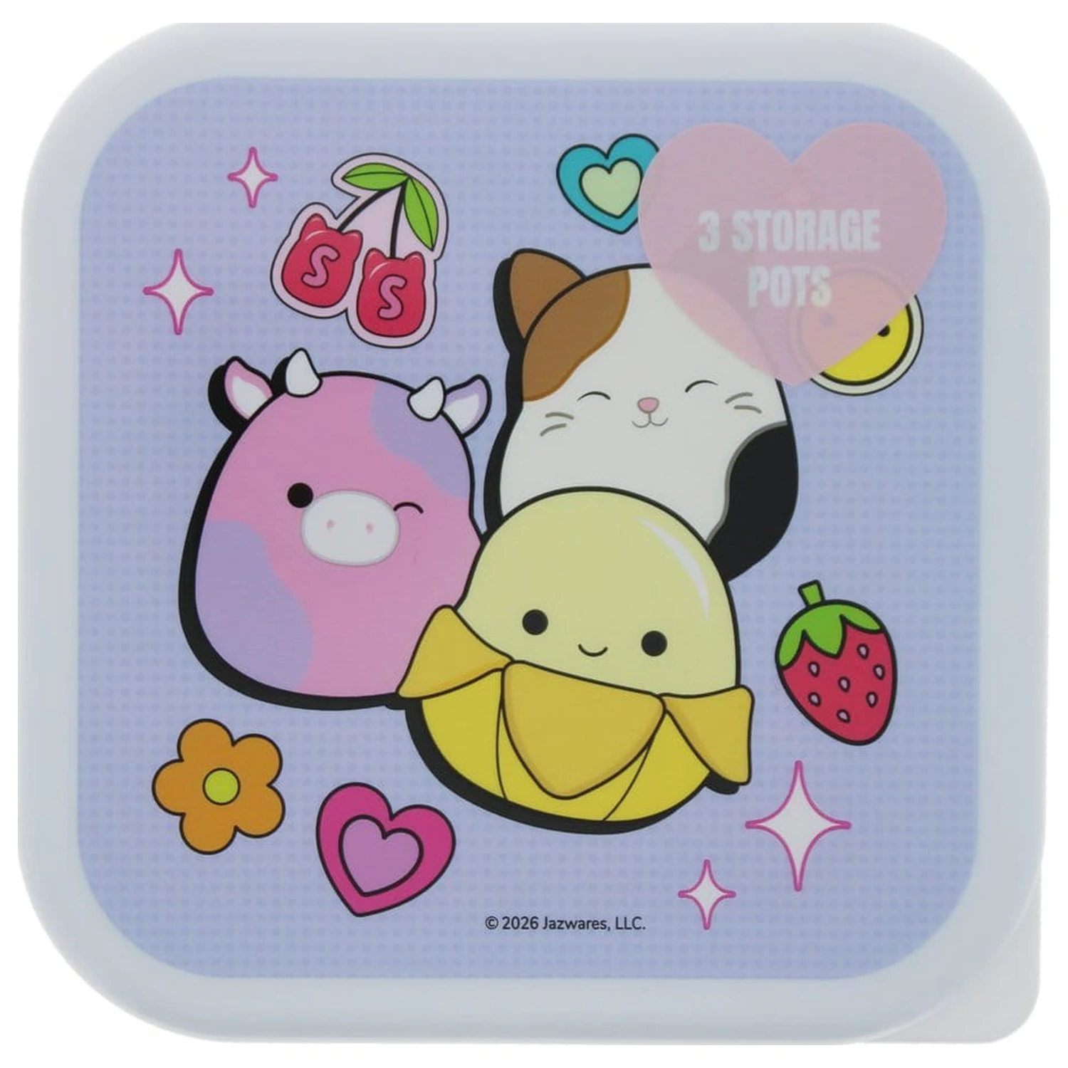 Squishmallows Snackboxen 3er-Pack Produktfoto