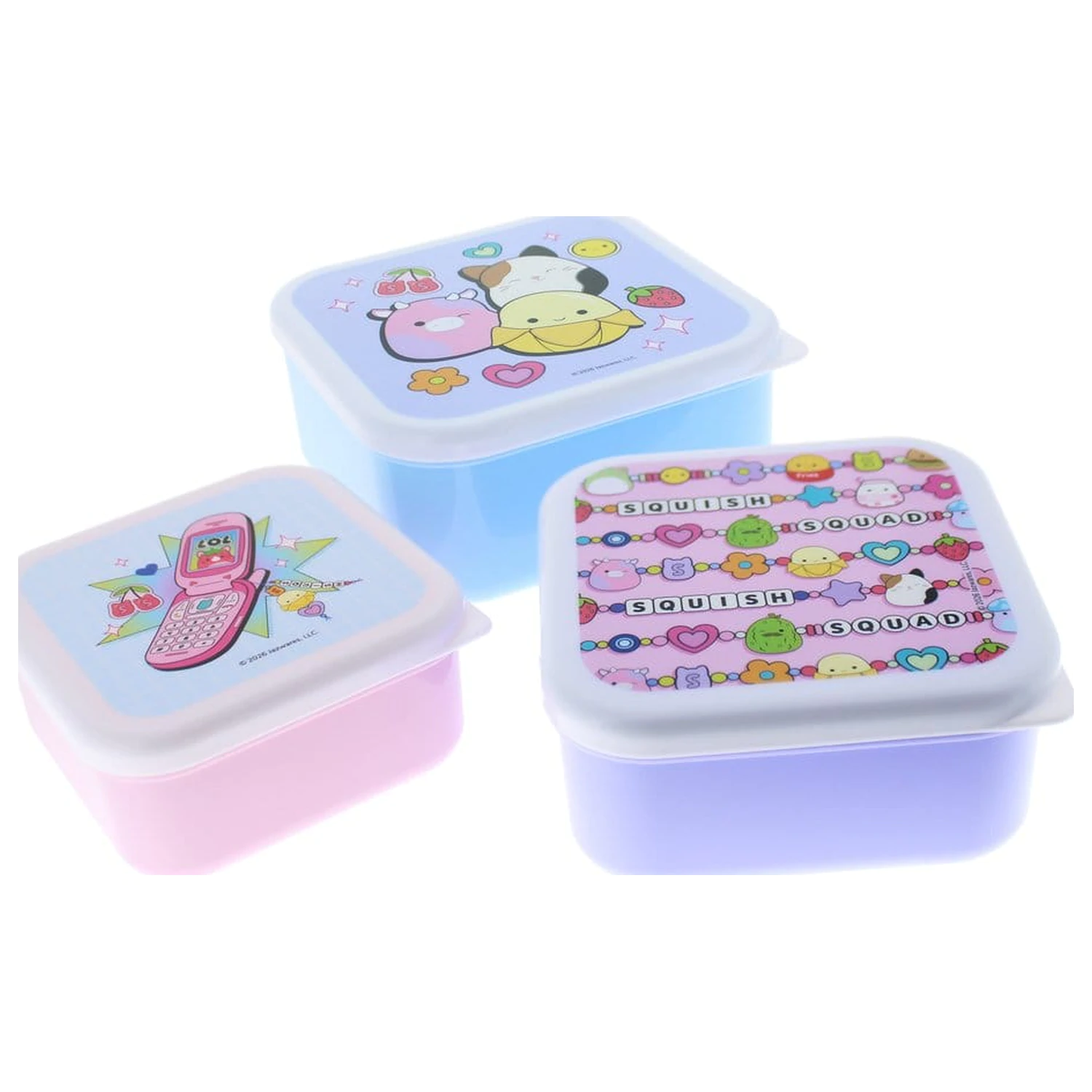 Squishmallows Snackboxen 3er-Pack Produktfoto