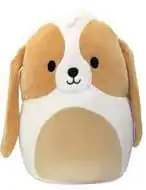 Squishmallows Plüsch Figur Basset Hound Slug 30 cm Produktfoto