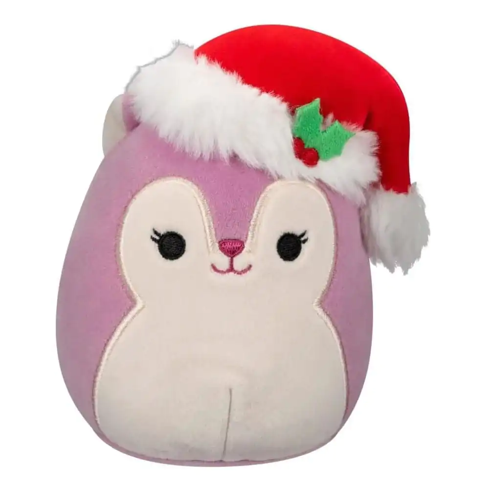 Squishmallows Plüschfigur Christmas Allina the Squirrel with Santa Hat 20 cm termékfotó