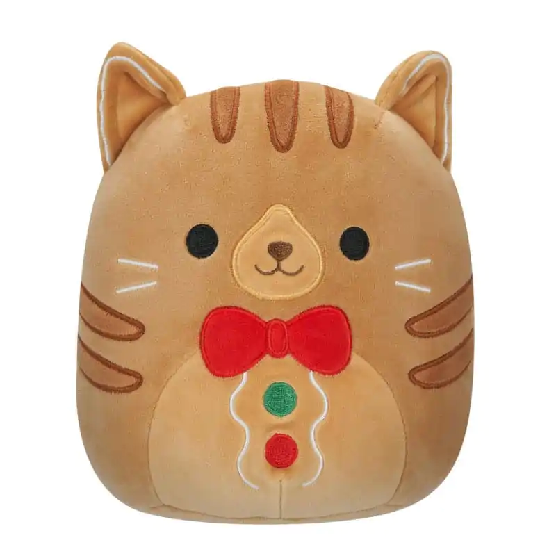 Squishmallows Plüschfigur Christmas Jones the Cat Gingerbread 12 cm Produktfoto