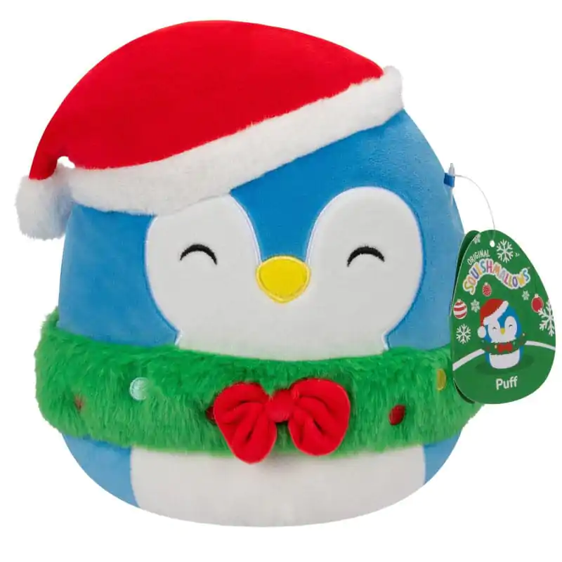 Squishmallows Plüschfigur Christmas Puff the Penguin 12 cm Produktfoto