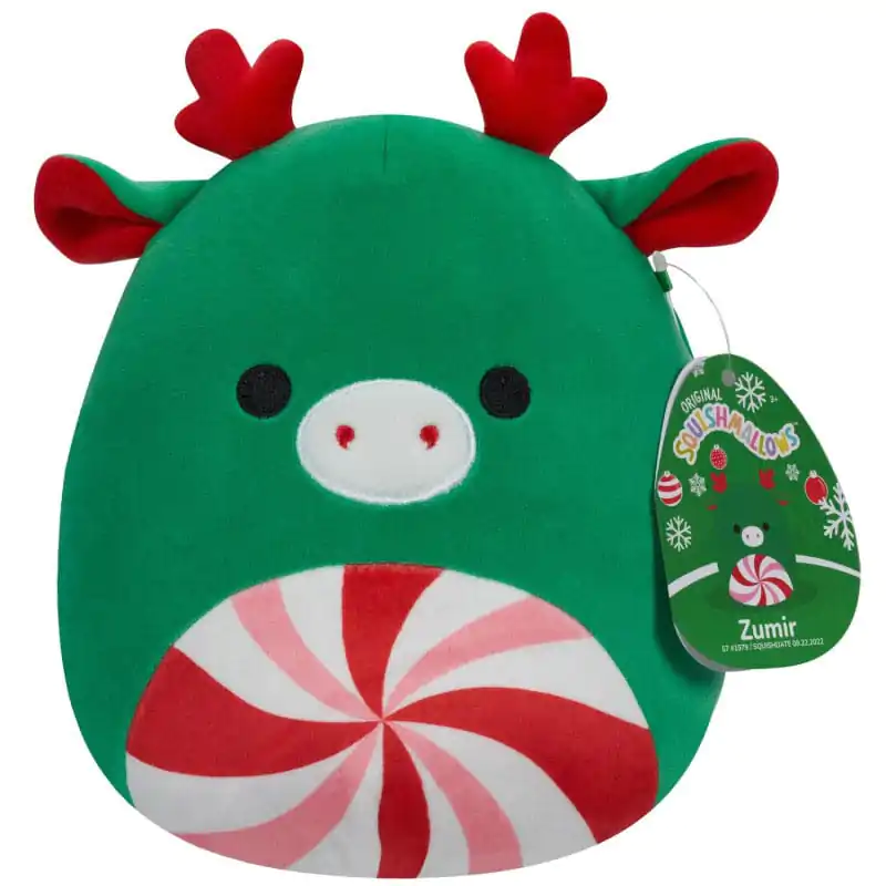Squishmallows Plüschfigur Christmas Zumir the Peppermint Moose 12 cm Produktfoto