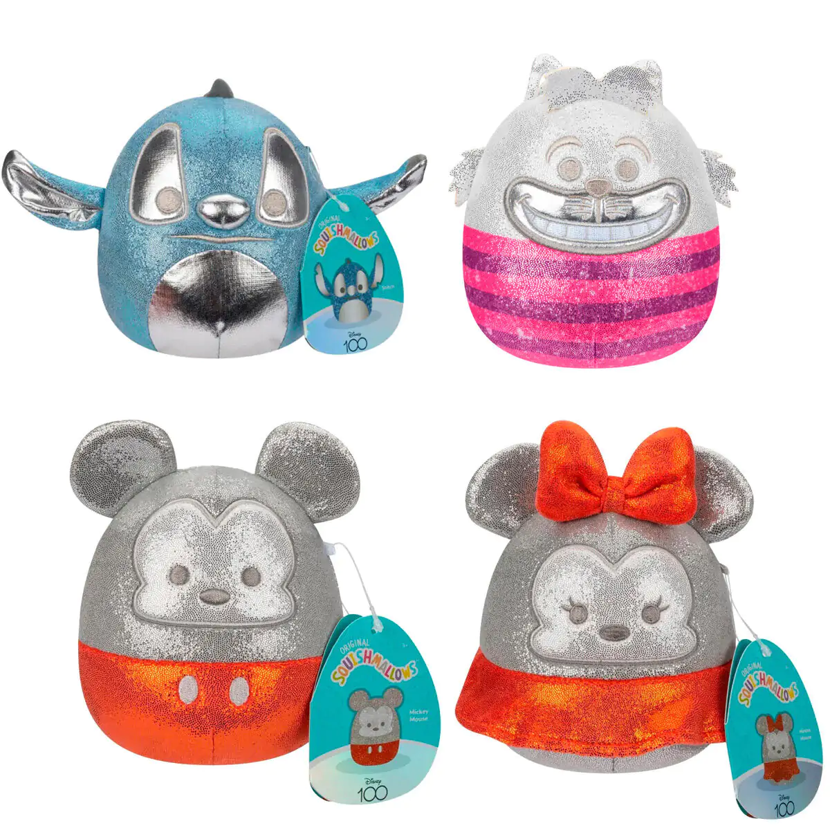 Squishmallows Plüschfigur Set Disney 100 B 12 cm Produktfoto