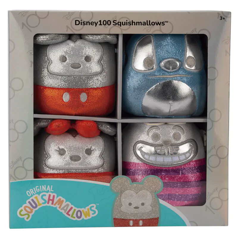 Squishmallows Plüschfigur Set Disney 100 B 12 cm Produktfoto