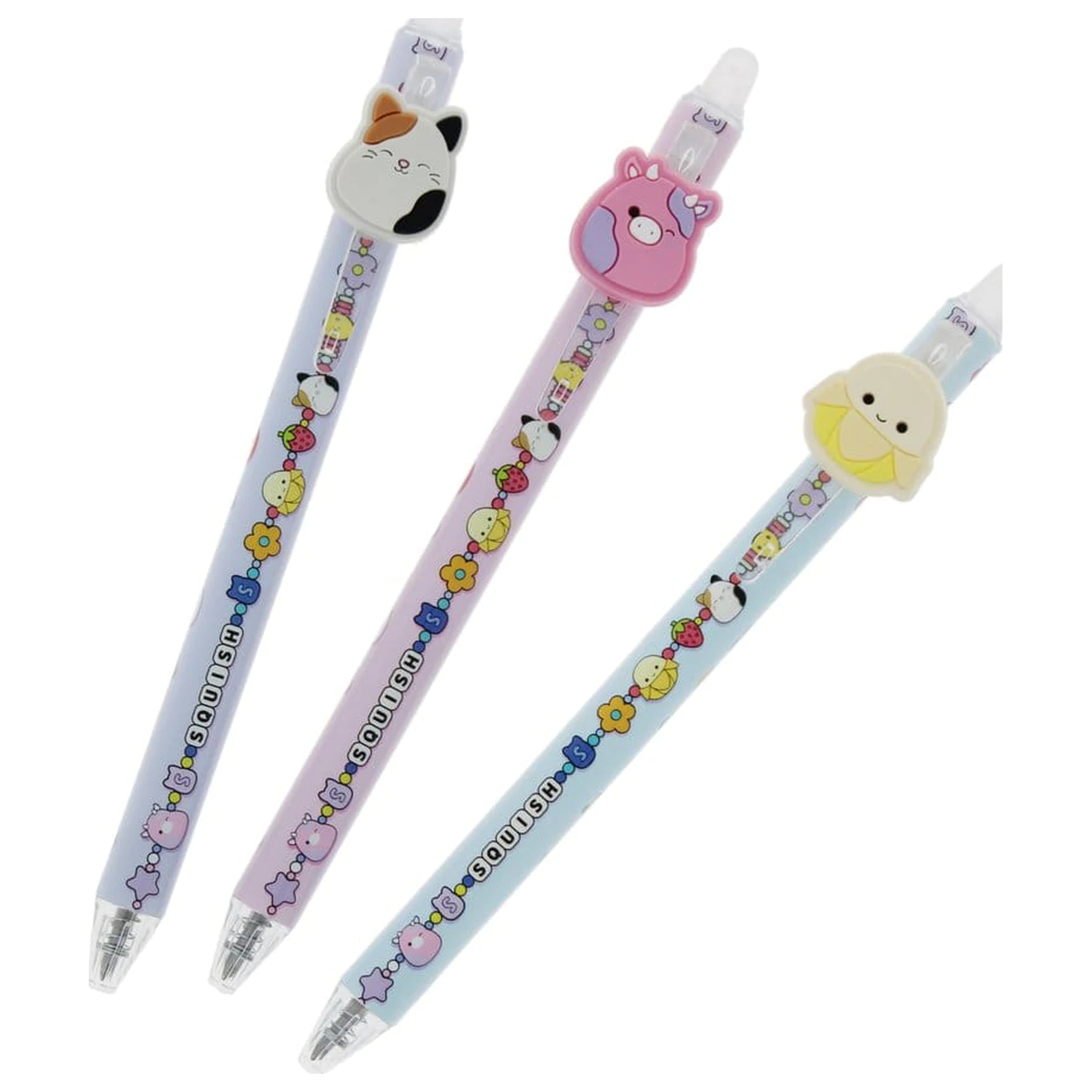 Squishmallows Erasable Gel Pen 3er-Pack Produktfoto