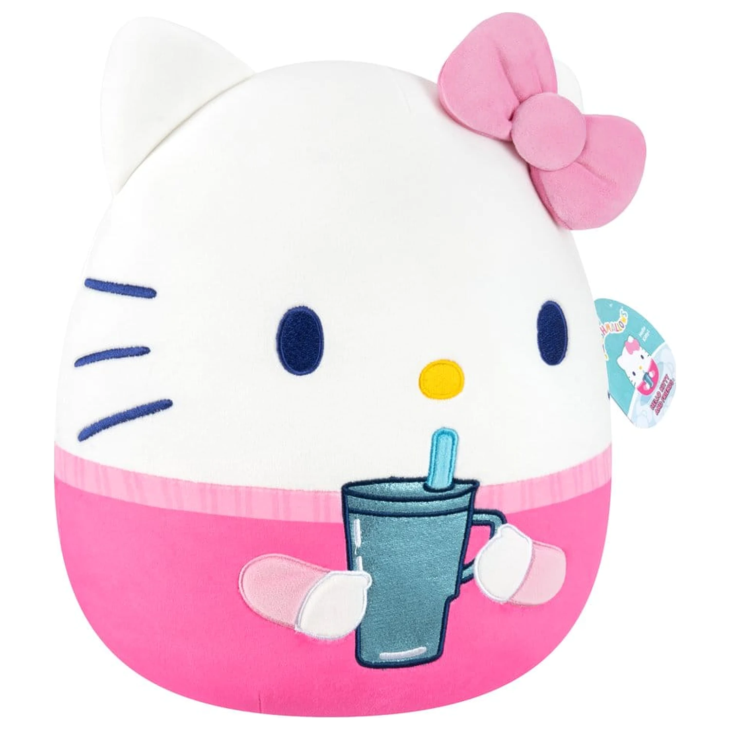 Squishmallows Hello Kitty and Friends Plüsch Hello Kitty Tasse 30 cm Produktfoto