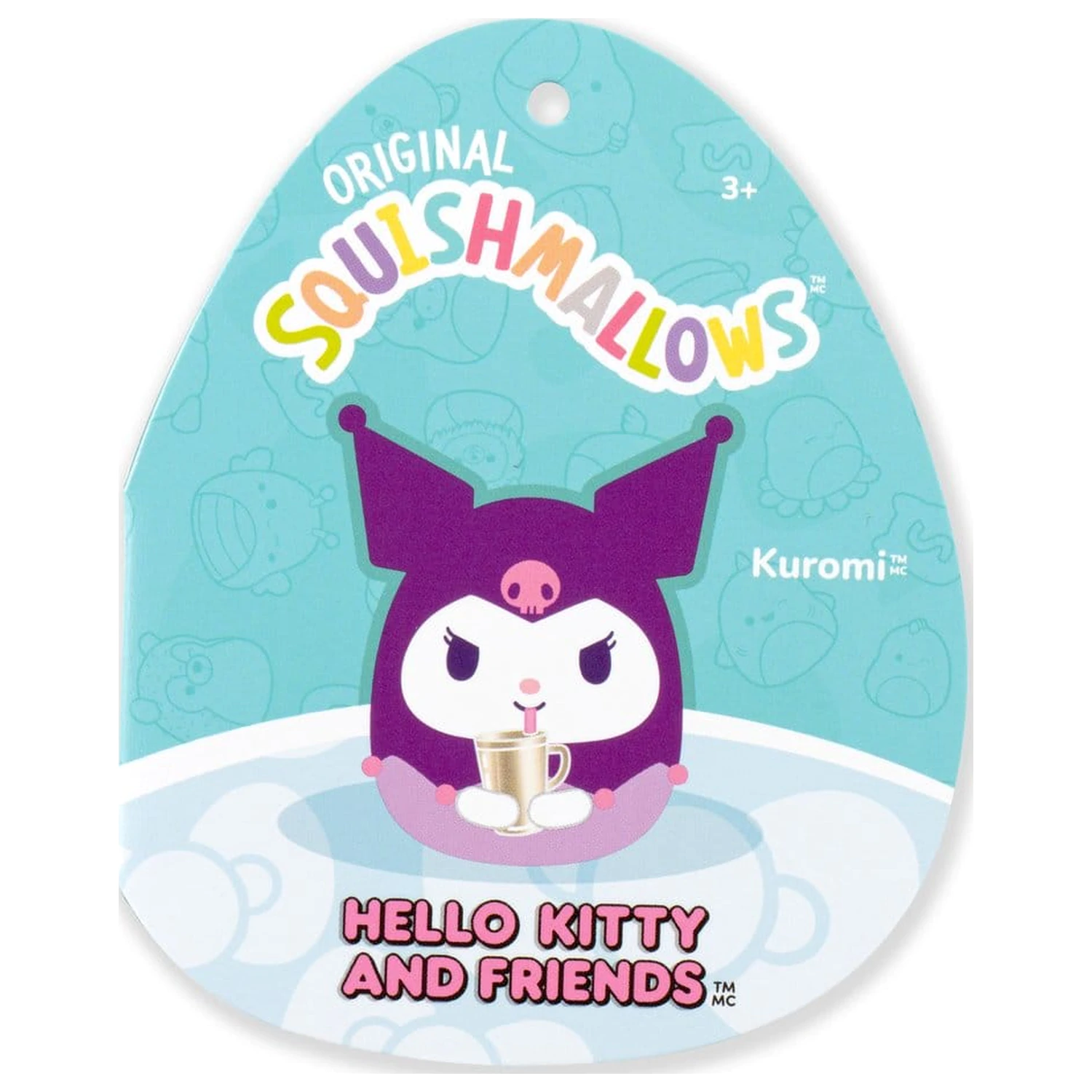 Squishmallows Hello Kitty and Friends Plüsch Kuromi Cup 30 cm Produktfoto