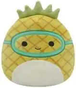 Squishmallows Plüschfigur Maui Pineapple with Scuba Mask 20 cm Produktfoto