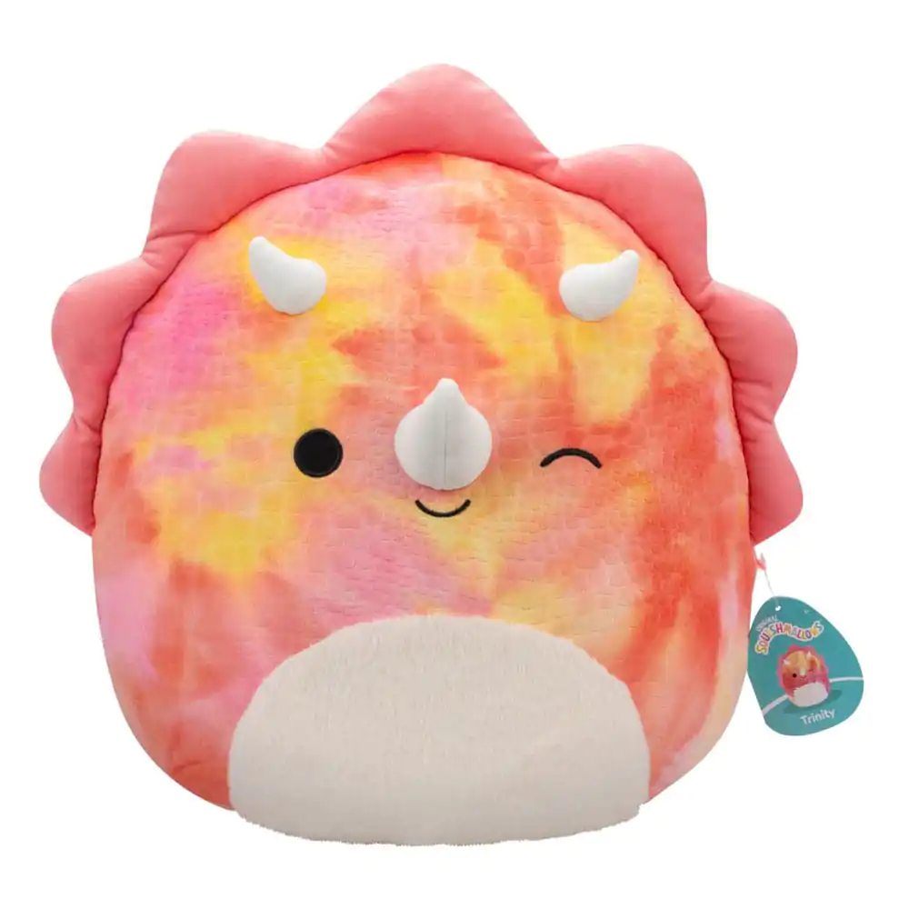 Squishmallows Plüschfigur Pink Tie-Dye Triceratops with Fuzzy Belly and Winking Trinity 40 cm termékfotó