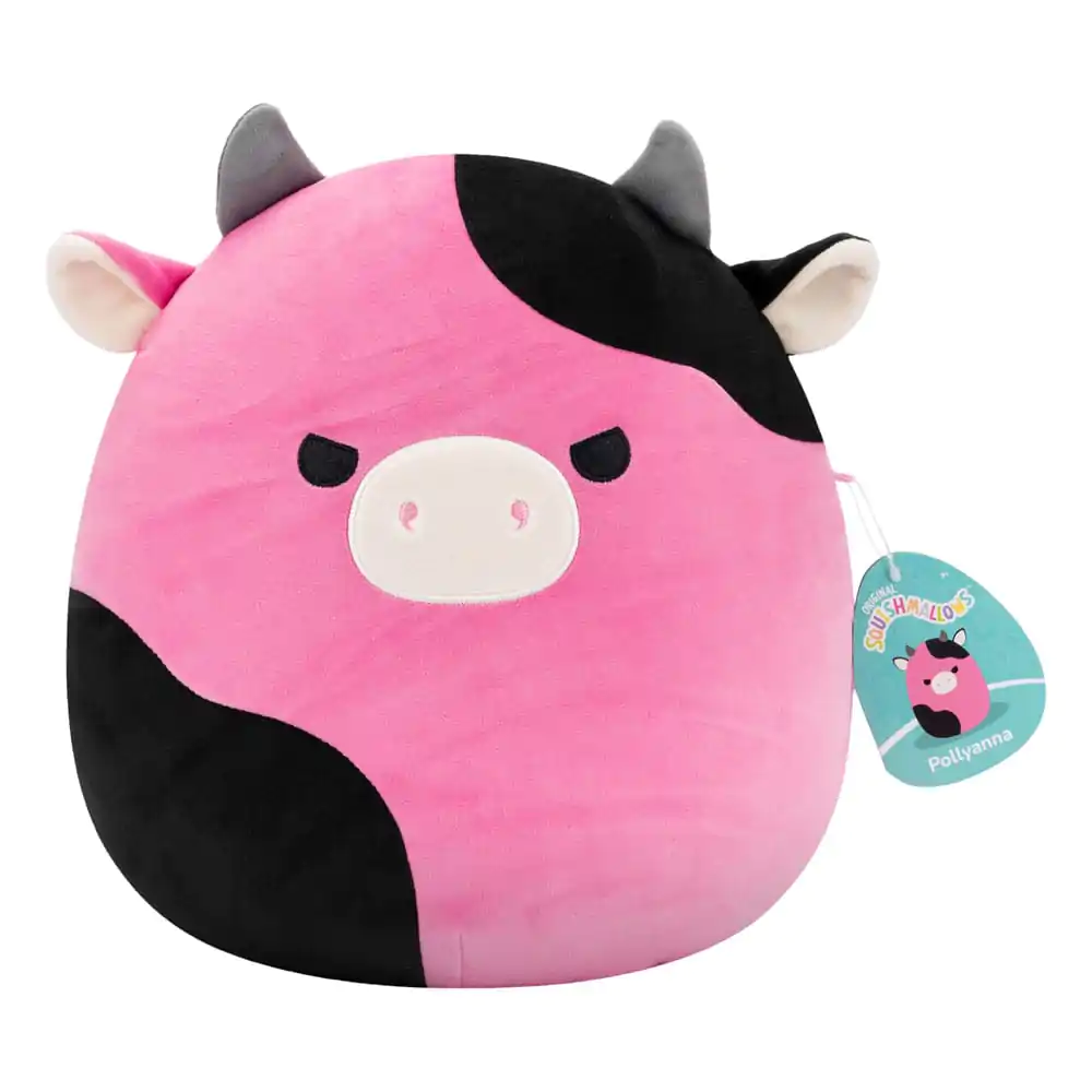 Squishmallows Plüschfigur Pollyanna the Black and Pink Cow 30 cm Produktfoto