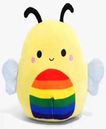 Squishmallows Plüschfigur Pride Sunny Bee Rainbow Belly 30 cm Produktfoto