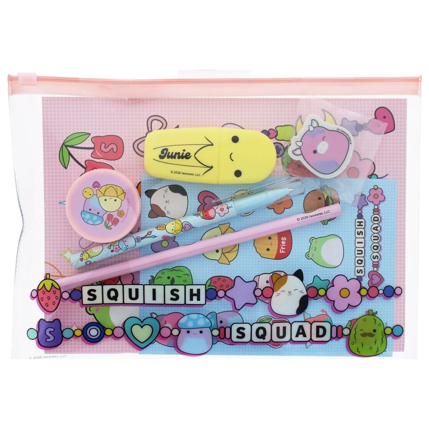 Squishmallows Schreibwaren Set Squish Squad 7-teilig Produktfoto