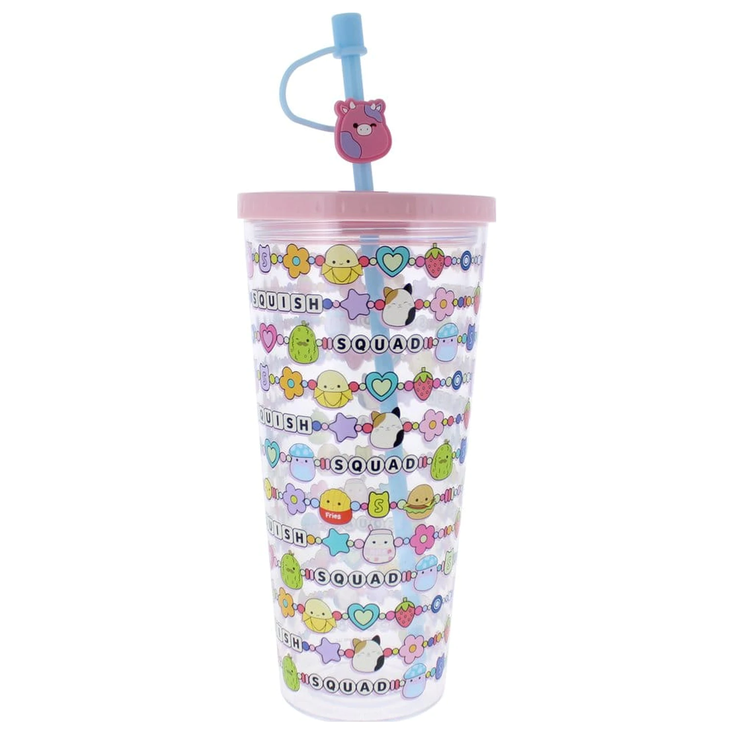 Squishmallows Becher mit Strohhalm Squish Squad 700 ml Produktfoto