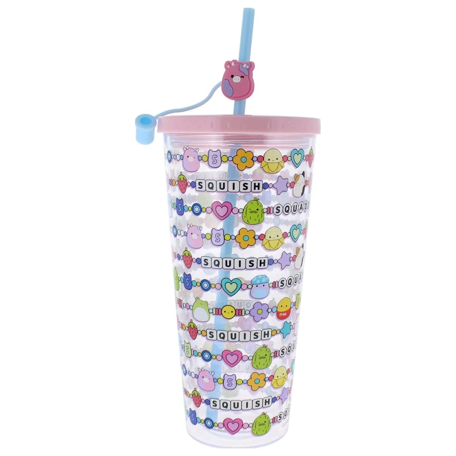 Squishmallows Becher mit Strohhalm Squish Squad 700 ml Produktfoto